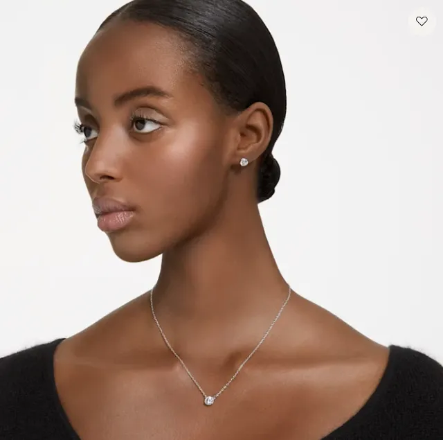 Swarovski Constella Set Round Cut, White, Rhodium Plated - 5647663 6 Swarovski Constella Set Round Cut, White, Rhodium Plated - 5647663 - Image 4