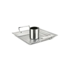 Square Outdoor Stainless Steel Chicken Roaster