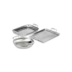 Stainless Steel 3-Piece Outdoor Cooking Set