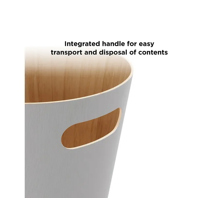 Umbra Woodrow Wooden Trash Can 6 Umbra Woodrow Wooden Trash Can - Image 4