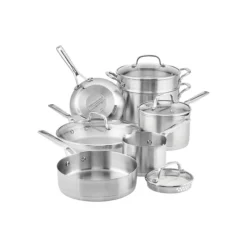 KitchenAid 3 Ply Stainless Steel 11-Piece Cookware Set?