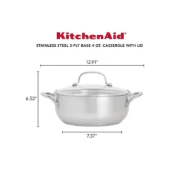 KitchenAid 3 Ply Stainless Steel 3.8L Covered Casserole -Cuisinart || Staub || KitchenAid Sales https3A2F2Fimage.s5a.com2Fis2Fimage2FTheBay2F051153710117 alt33Fwid3D120026hei3D120026qlt3D9026resMode3Dsharp226op usm3D0.92C1.02C82C0 640x