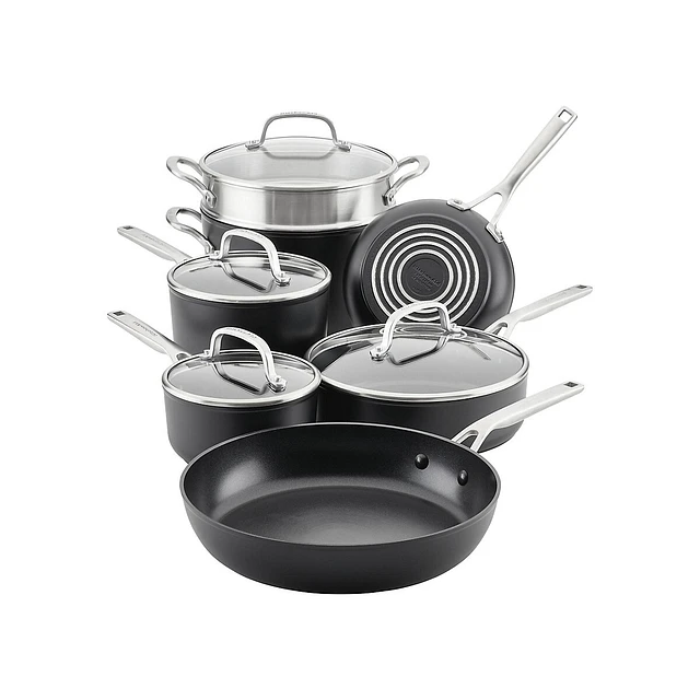 KitchenAid Hard-Anodized Nonstick 11-Piece Cookware Set 3 KitchenAid Hard-Anodized Nonstick 11-Piece Cookware Set