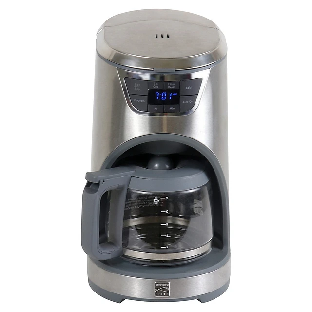 Elite Programmable 12-Cup Stainless Steel Coffee Maker With Digital Display 3 Elite Programmable 12-Cup Stainless Steel Coffee Maker With Digital Display
