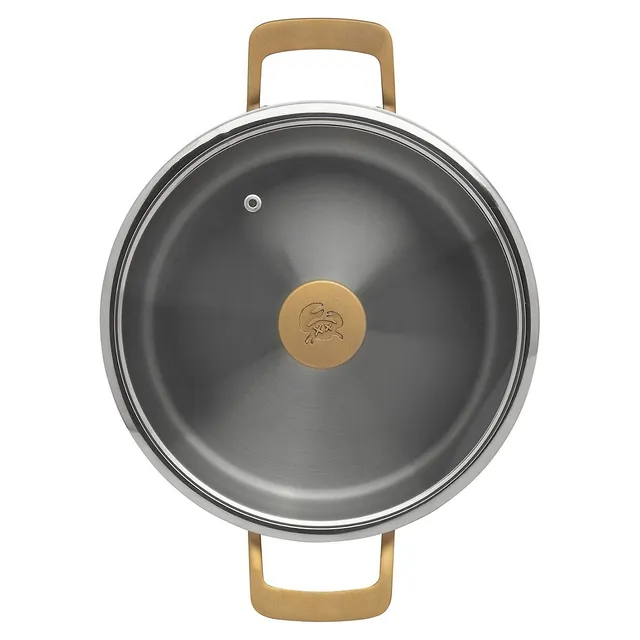 Tri-Ply Stainless Steel 4.75L Dutch Oven With Lid 6 Tri-Ply Stainless Steel 4.75L Dutch Oven With Lid - Image 4