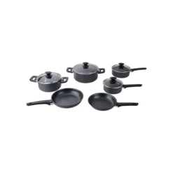 Cuisipro Soft-Touch Aluminum Non-Stick 10-Piece Cookware Set