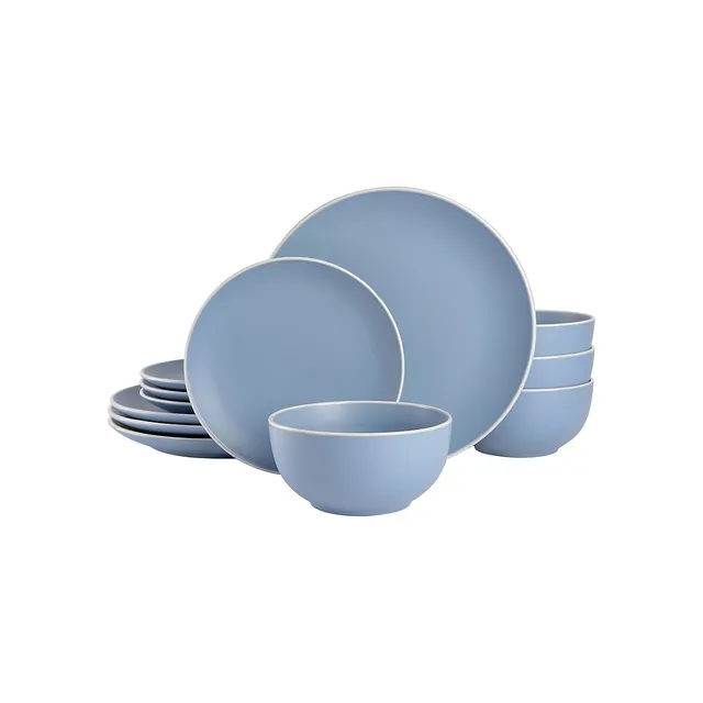 12-Piece Stoneware Dinnerware Set 3 12-Piece Stoneware Dinnerware Set