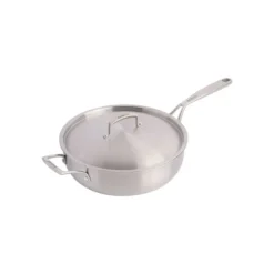5-Qt Tri-Ply Stainless Steel Sauté Pan With Lid