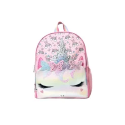 Kid's Gwen Rainbow Print Butterfly Crown Large Backpack