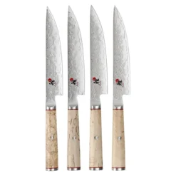 MIYABI Birchwood 4-Piece Steak Knife Set
