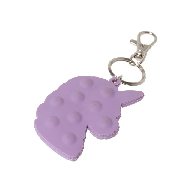 Kid's Silvertone Squishy Unicorn Keyring 5 Kid's Silvertone Squishy Unicorn Keyring - Image 3