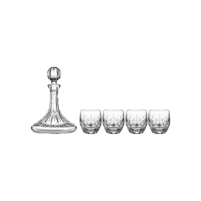 Winter Wonders Master Craft 5-Piece Decanter & Tumbler Set 3 Winter Wonders Master Craft 5-Piece Decanter & Tumbler Set