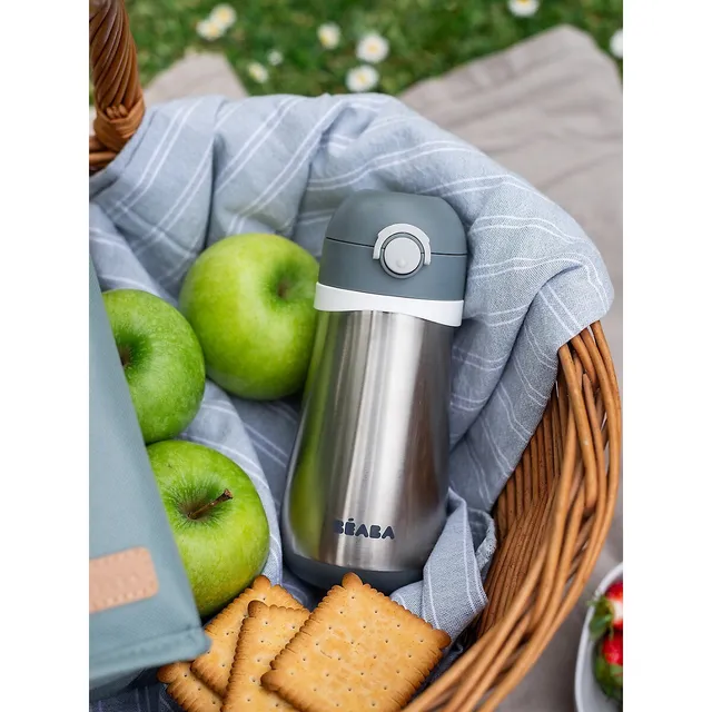 Beaba Kid's Stainless Steel Water Bottle 11 Beaba Kid's Stainless Steel Water Bottle - Image 9