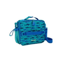 Kid's Deluxe Insulated Shark-Print Lunch Bag