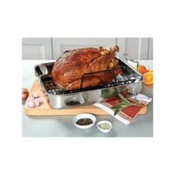 Viking 3-Ply Stainless Steel Roasting Pan With Non-Stick Rack -Cuisinart || Staub || KitchenAid Sales https3A2F2Fimage.s5a.com2Fis2Fimage2FTheBay2F840595101658 alt83Fwid3D120026hei3D120026qlt3D9026resMode3Dsharp226op usm3D0.92C1.02C82C0 640x
