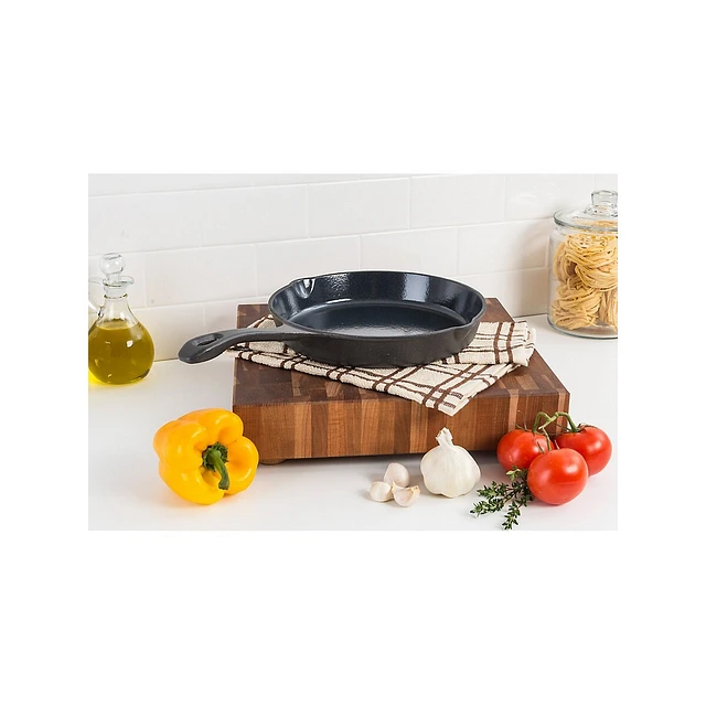 Viking Enamel-Coated Cast Iron Fry Pan 4 Viking Enamel-Coated Cast Iron Fry Pan - Image 2