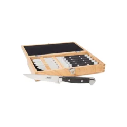 Viking 6-Piece Pakkawood Steak Knife Set With Gift Box
