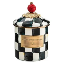 Courtly Check Enamel Demi Canister