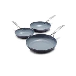 Greenpan Valencia Pro Ceramic Non-Stick 3-Piece Skillet Set